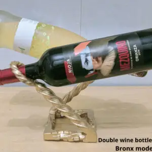 Double wine bottle holder. Bronx Modelo