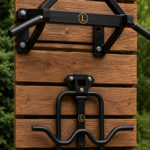 Barra plegable de pared ultra-resistente, con 4 agarres antideslizantes para todos los tipos de dominadas.